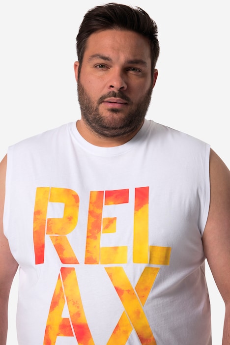 Men+ Tanktop, großer Print, Rundhals, bis 8 XL