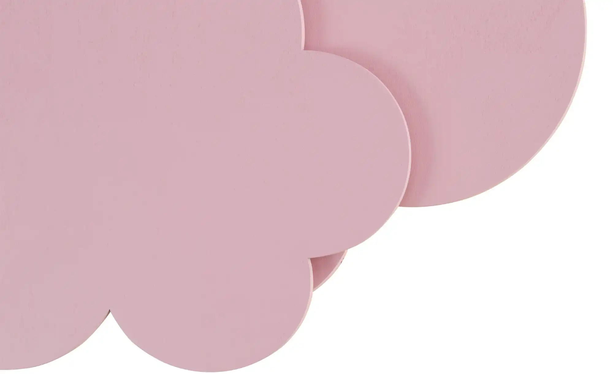 LED-Wandleuchte, Rosa Wolke