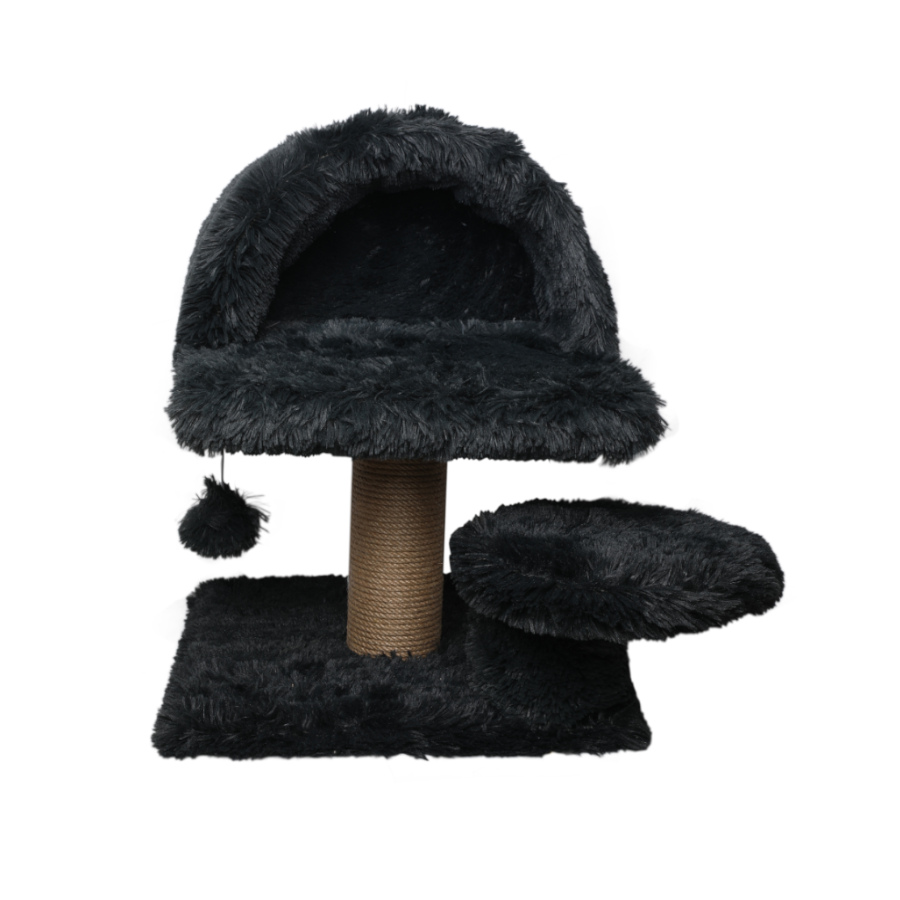 Arranhador para gatos Catshion Susy com desenho de caverna cinza