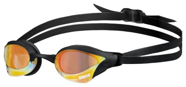 Lunettes de Natation ARENA Cobra Core Swipe Mirror Noir Or