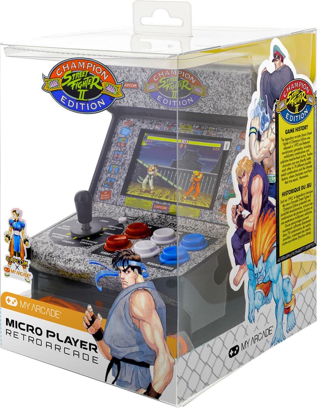 My Arcade Micro Player Pro 7,5” Street Fighter II retro spillekonsol