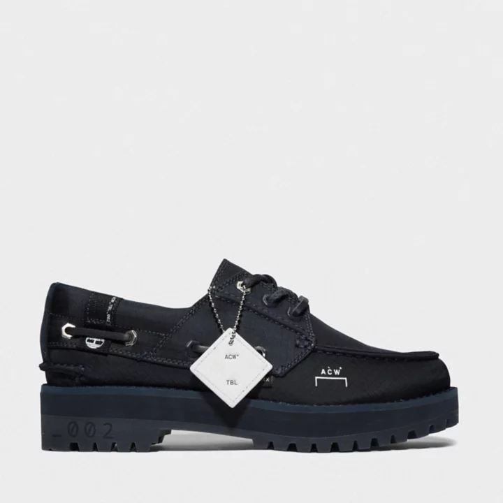 Timberland A-Cold-Wall* Sapato Náutico Impermeável Feminino na Cor Azul Marinho