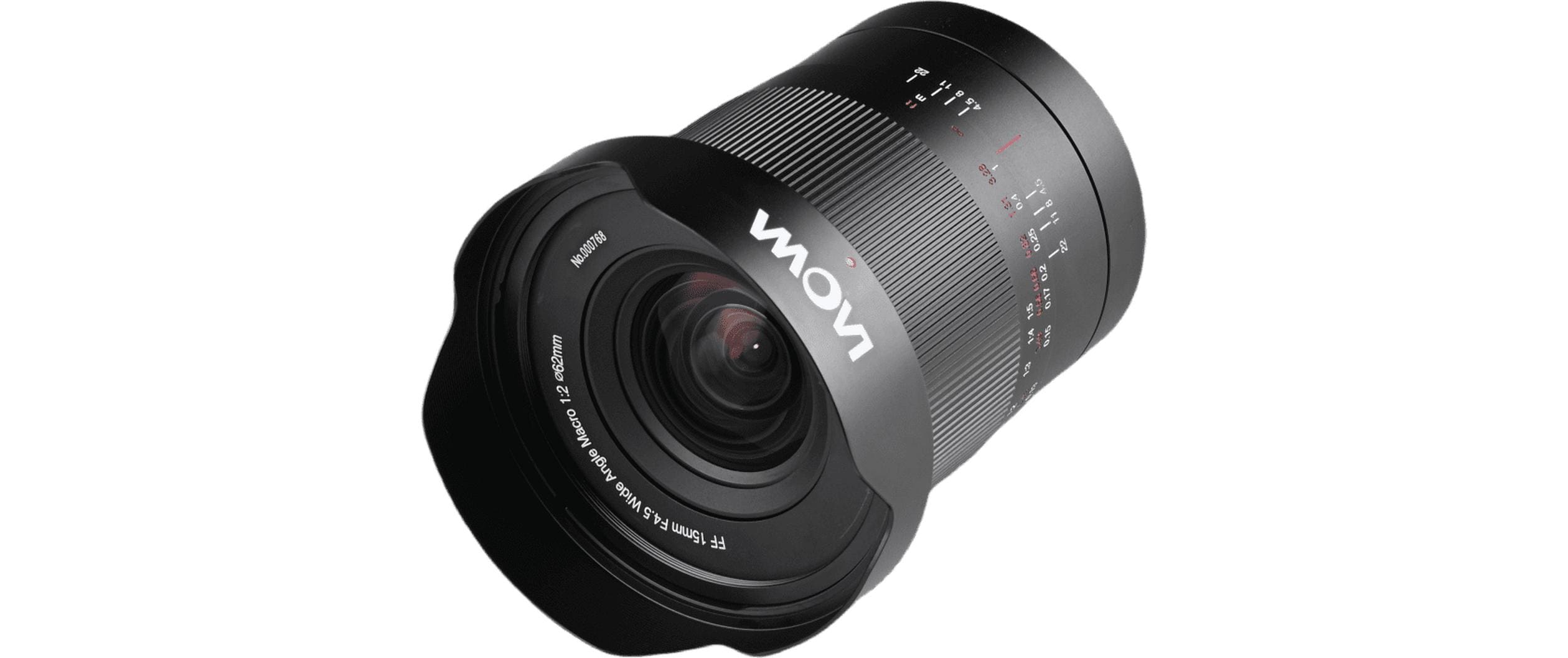 15mm F/4.5 0.5X Weitwinkel-Makro Auto-Blende – Sony E-Mount<br>15 mm Festbrennweite mit 1:2 Makrofunktion
