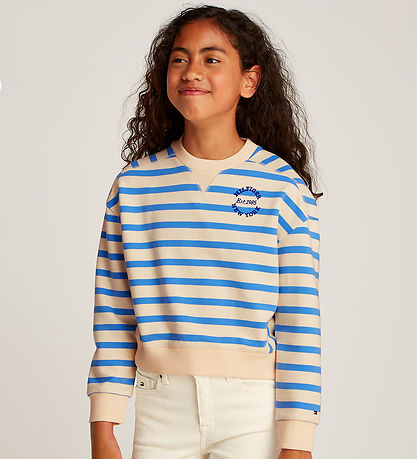 Tommy Hilfiger Bluse - New York - Calico Basis Blue Zauber Strip