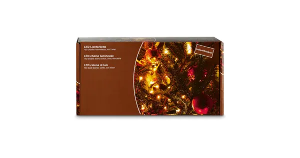 LED Lichterkette 150 warm Licht Ip55