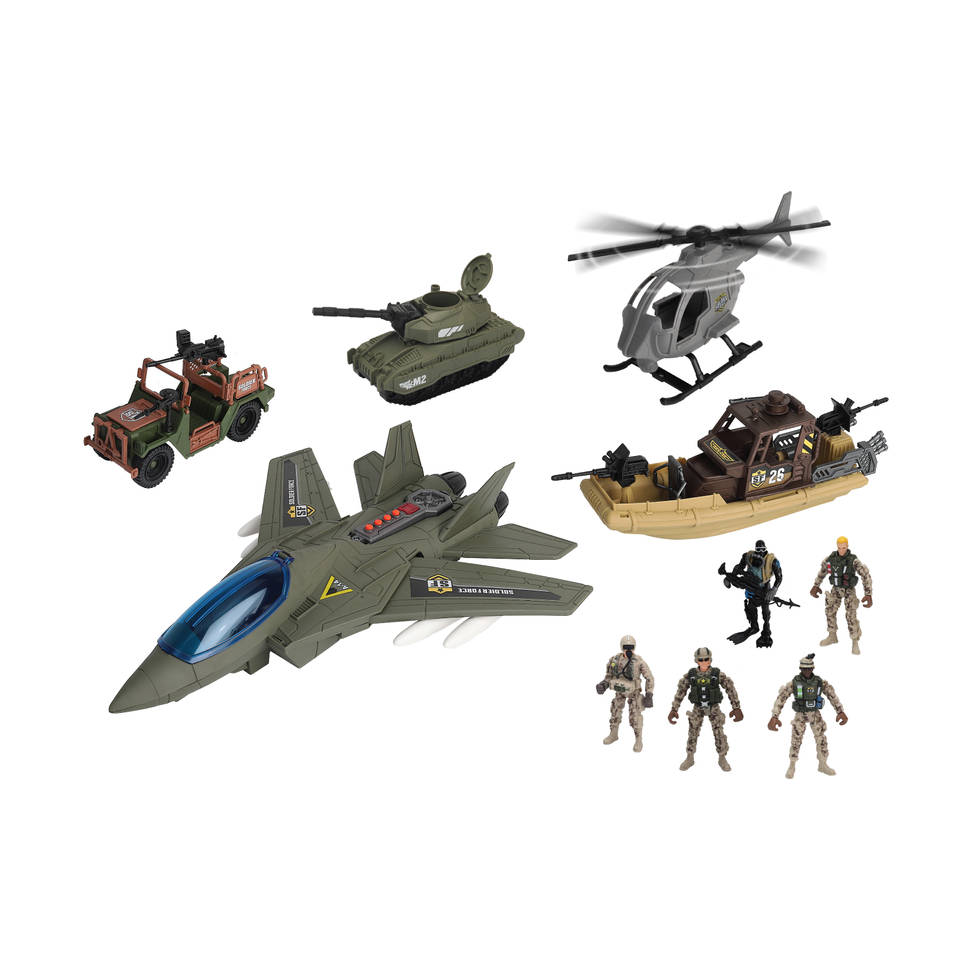 Soldier Force militaire voertuigen set