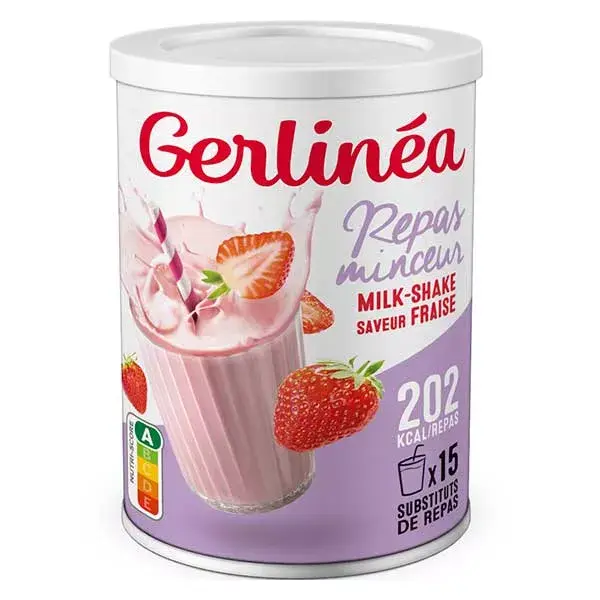 Gerlinéa Refeição Emagrecedora Milkshake de Morango 436g