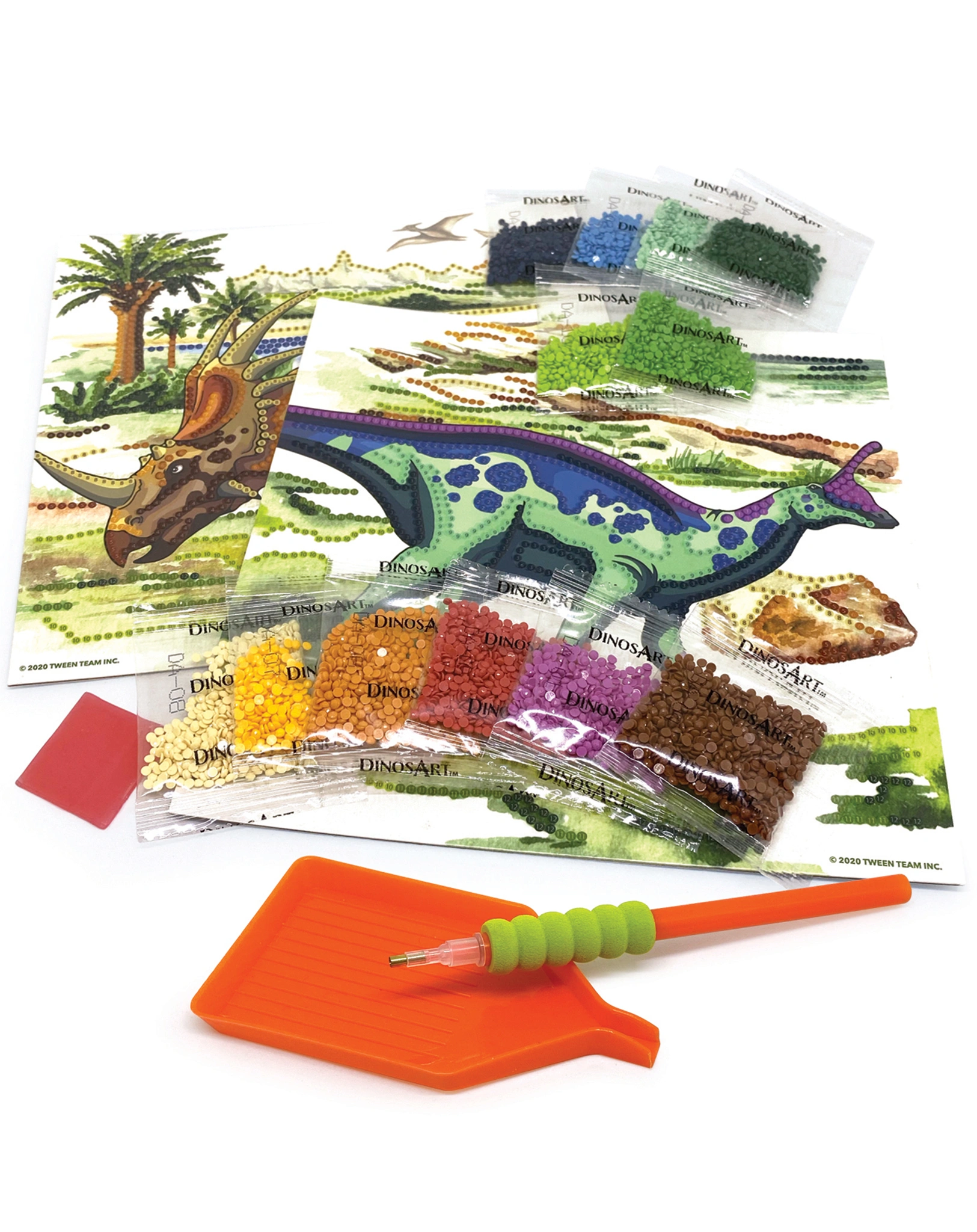 Klebe-Malset DINOARTS in bunt