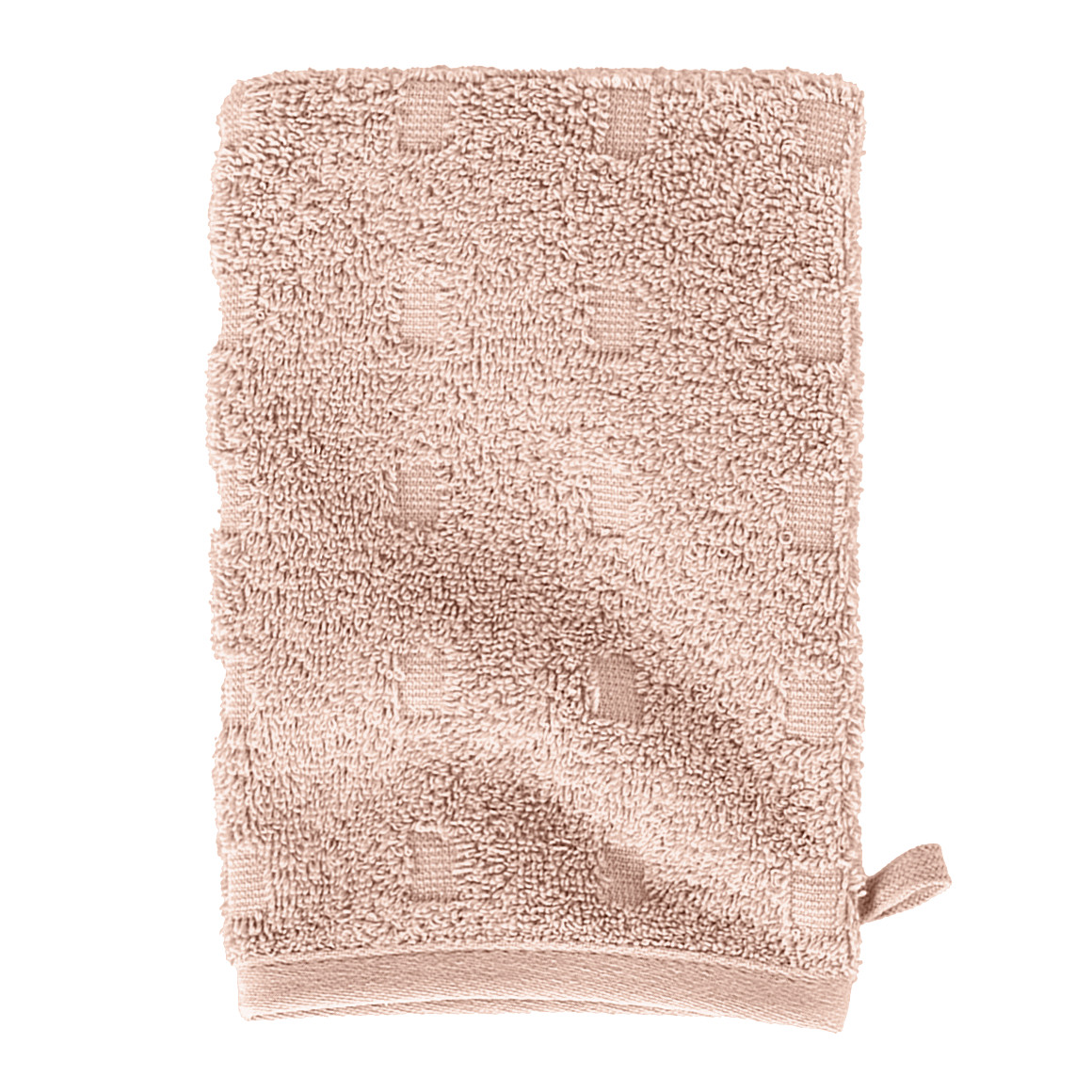 My Home Waschhandschuh mit grafischer Struktur beige