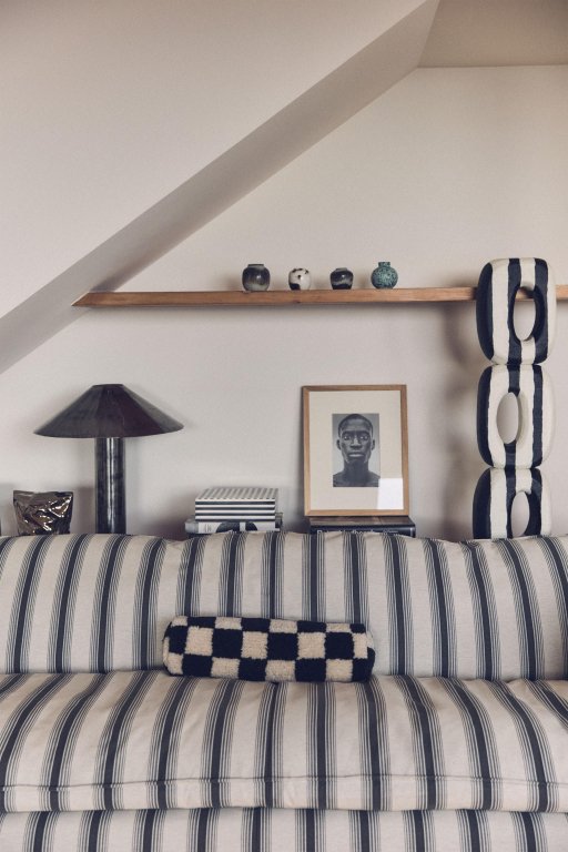 HKliving Nomad bank 204 Linen, Army Green