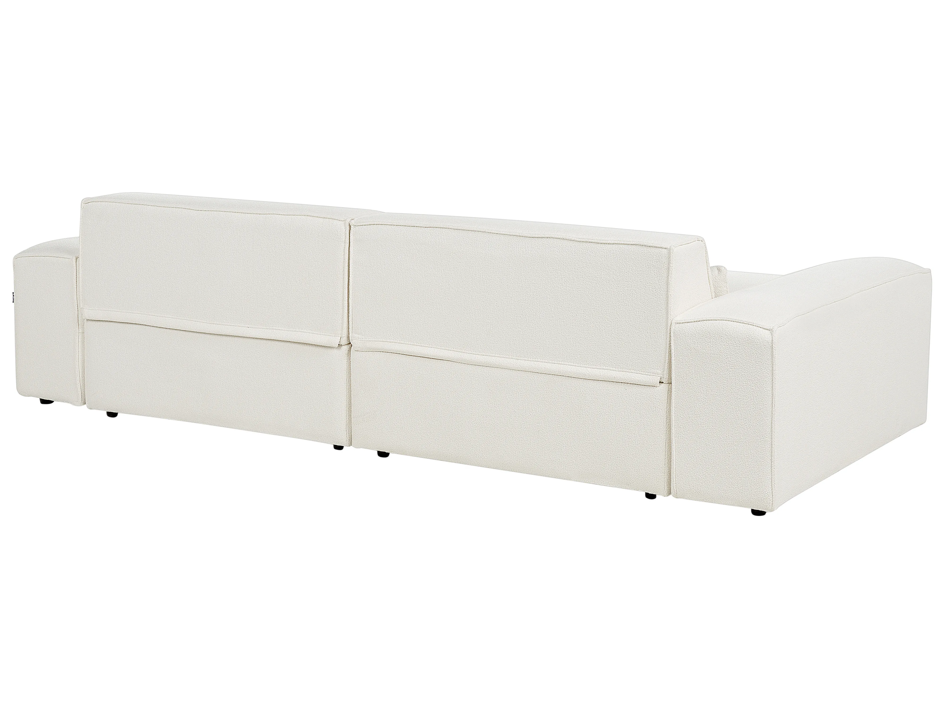 Modulaire bank 2-zits HELLNAR Bouclé Gebroken wit