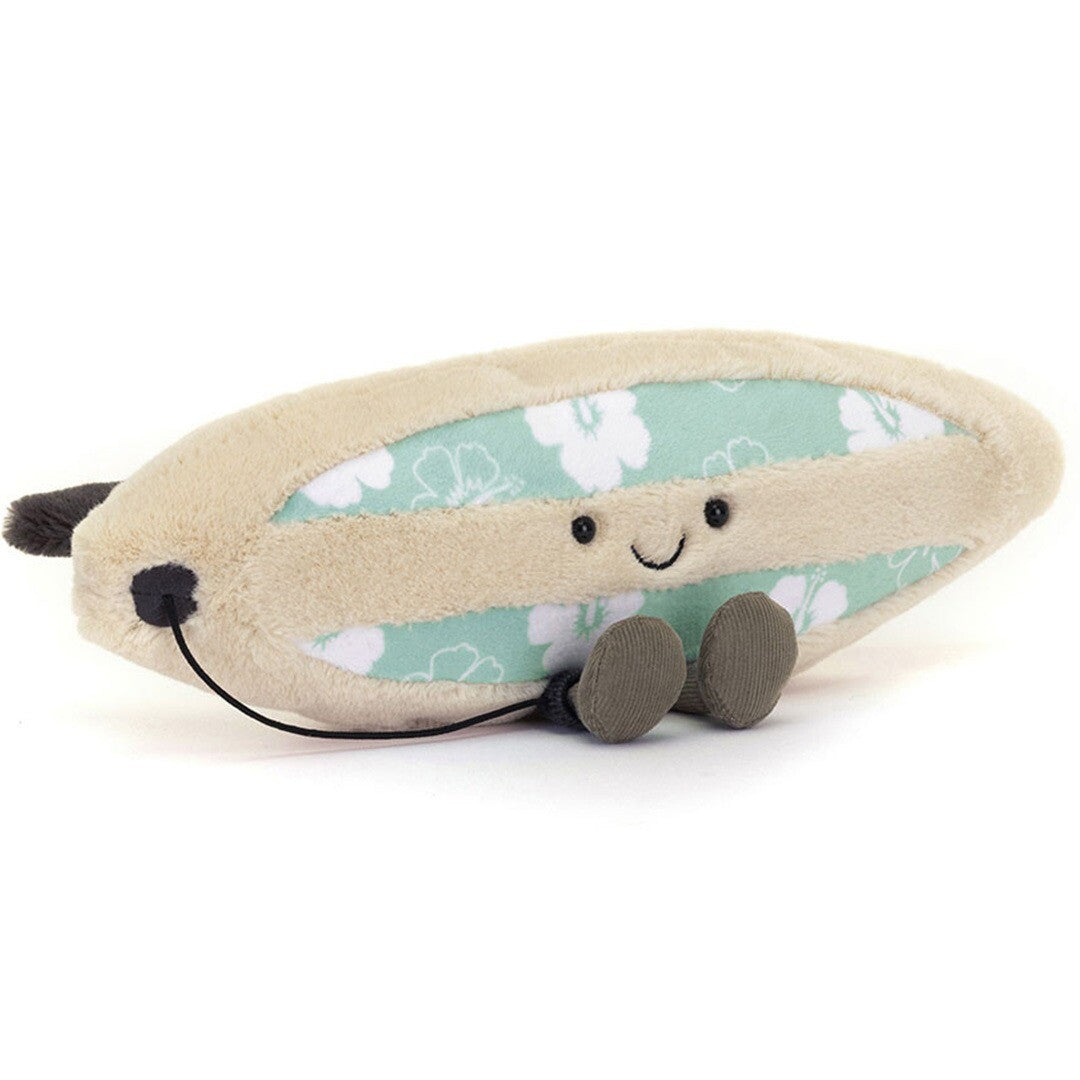 Jellycat amuseables knuffelsurfplank - 27 cm