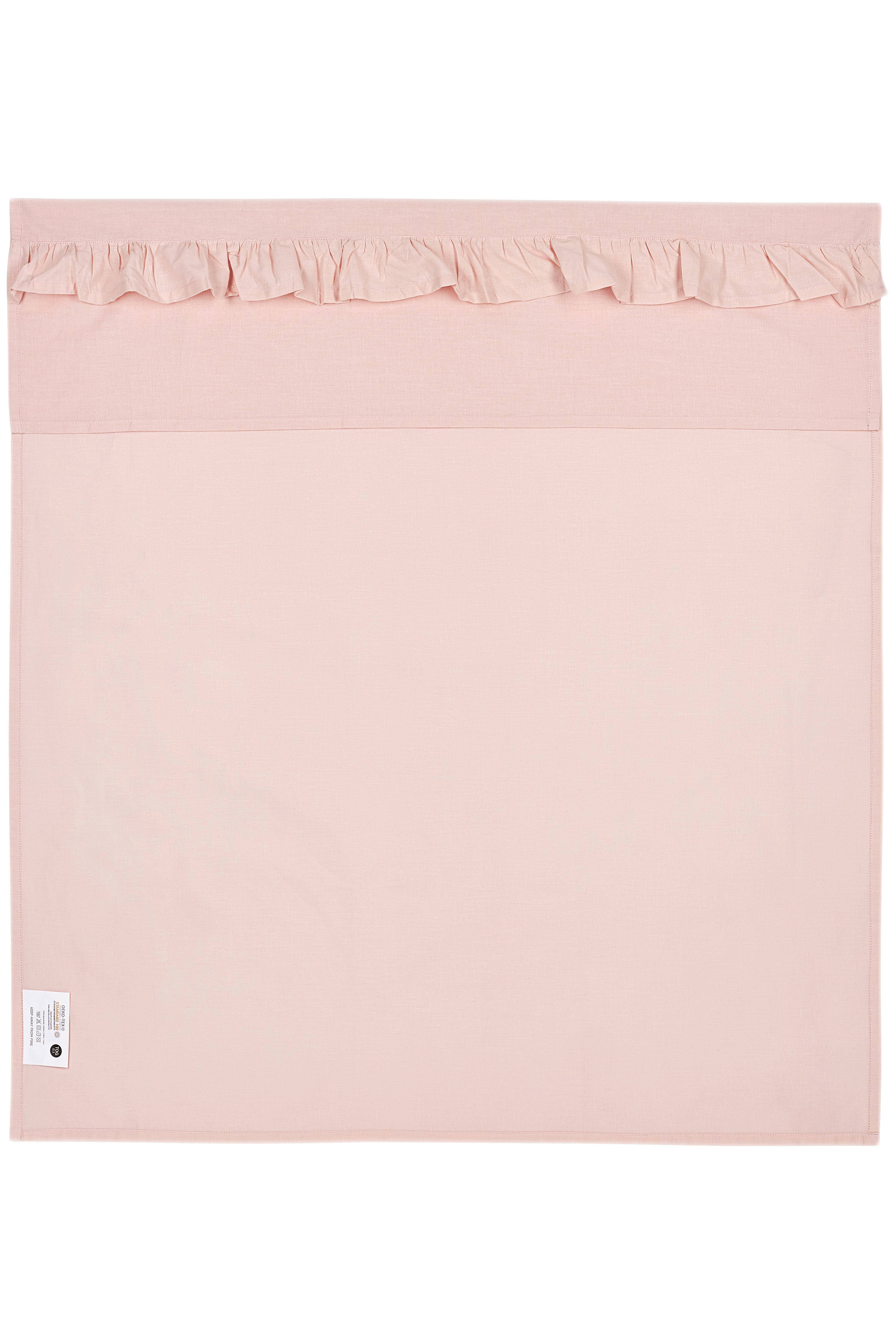 Meyco baby ledikantlaken Ruffle 100x150 Soft Pink