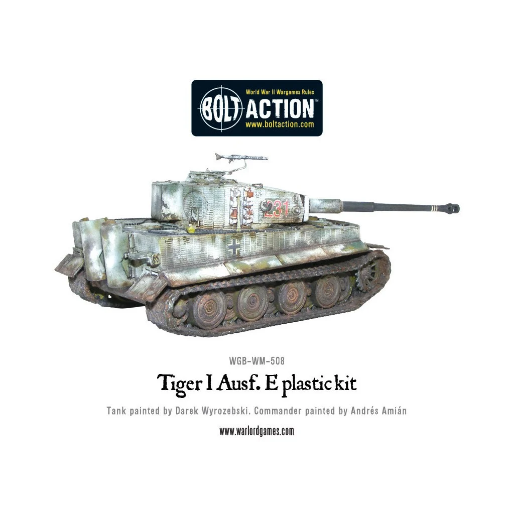 Bolt Action - German Tiger I Ausf. E Heavy Tank (Plastic Box)