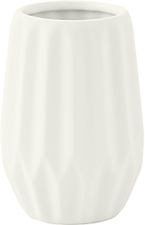 Gobelet blanc en céramique soft touch Facette