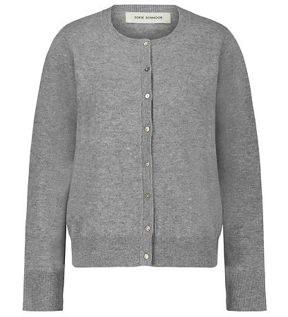 Sofie Schnoor Cardigan - Strick - Wolle - Grey Melange
