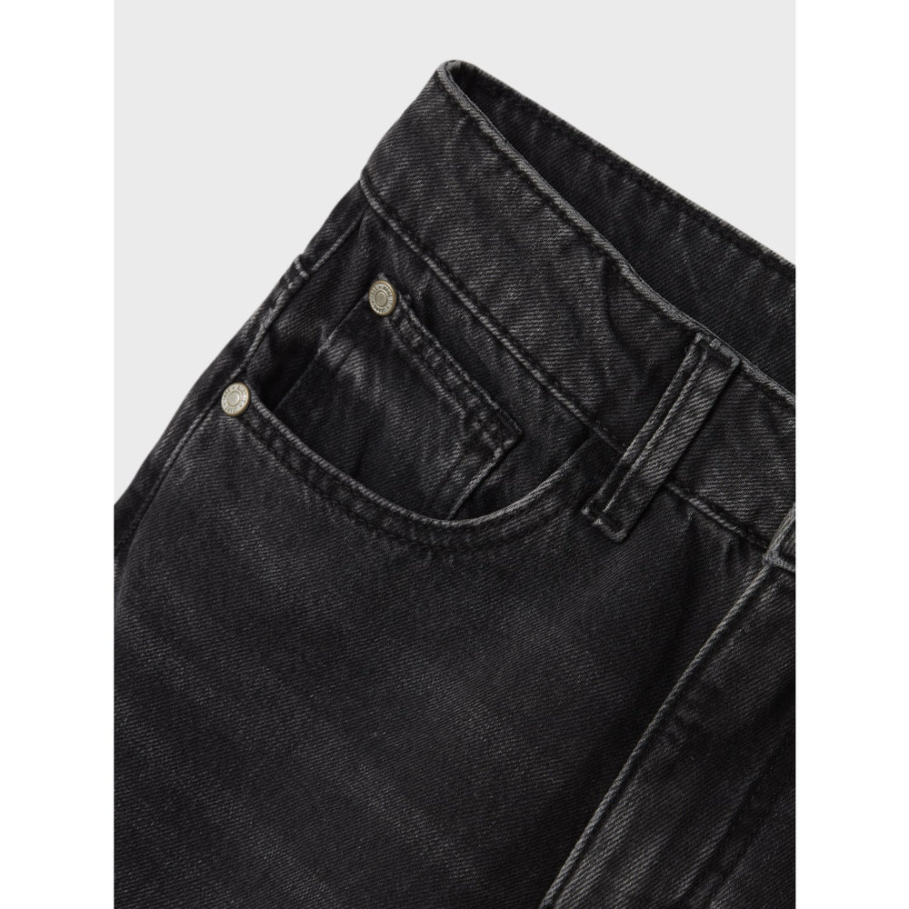Køb Name It Black Denim Nkfrose Hw Straight Jeans 9222-Rm Noos