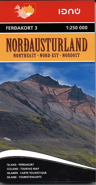 FERDAKORT - 3 ISLAND NORD EST 1 250 000 FERDAKORT