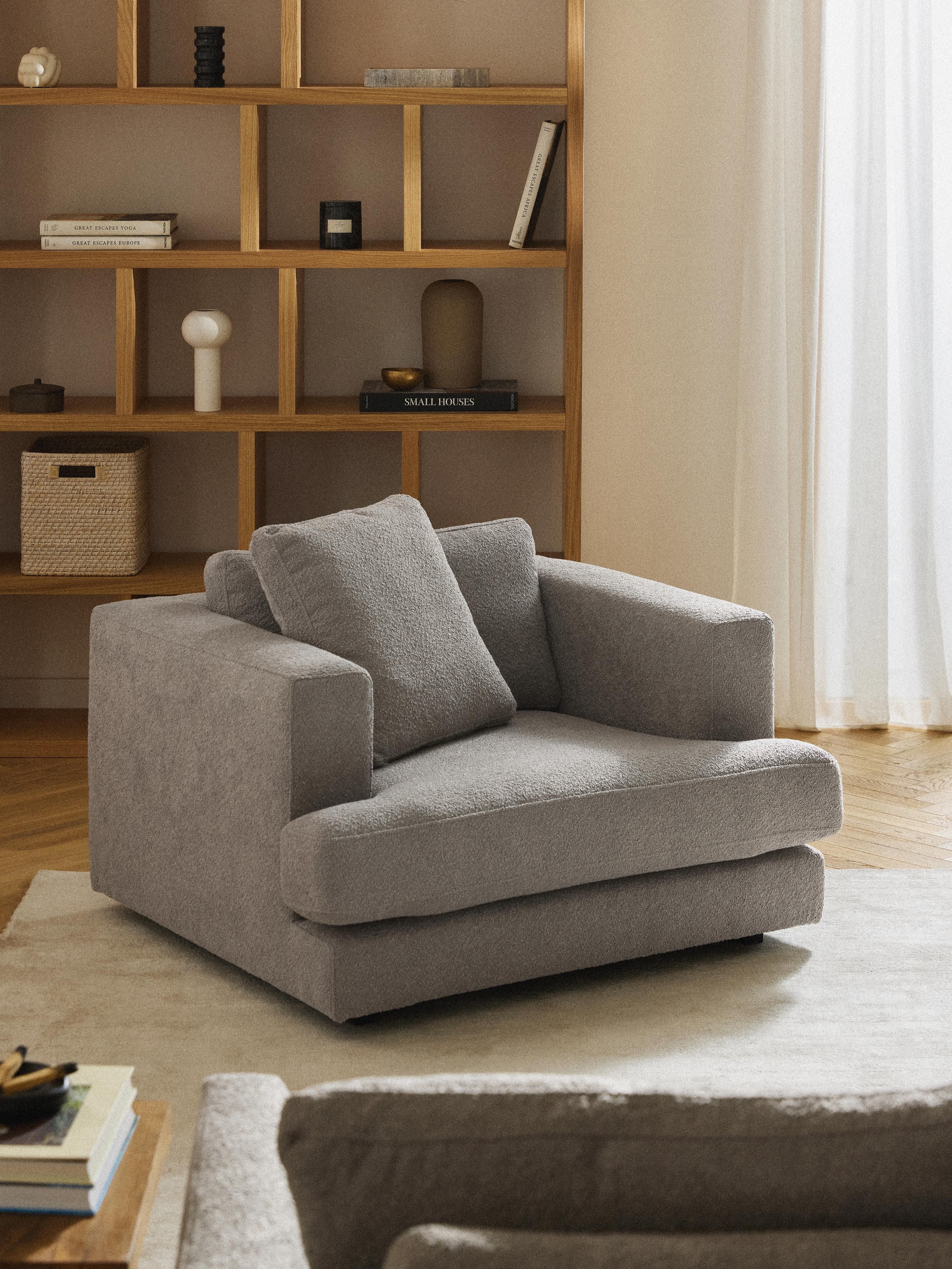 Bouclé fauteuil Tribeca