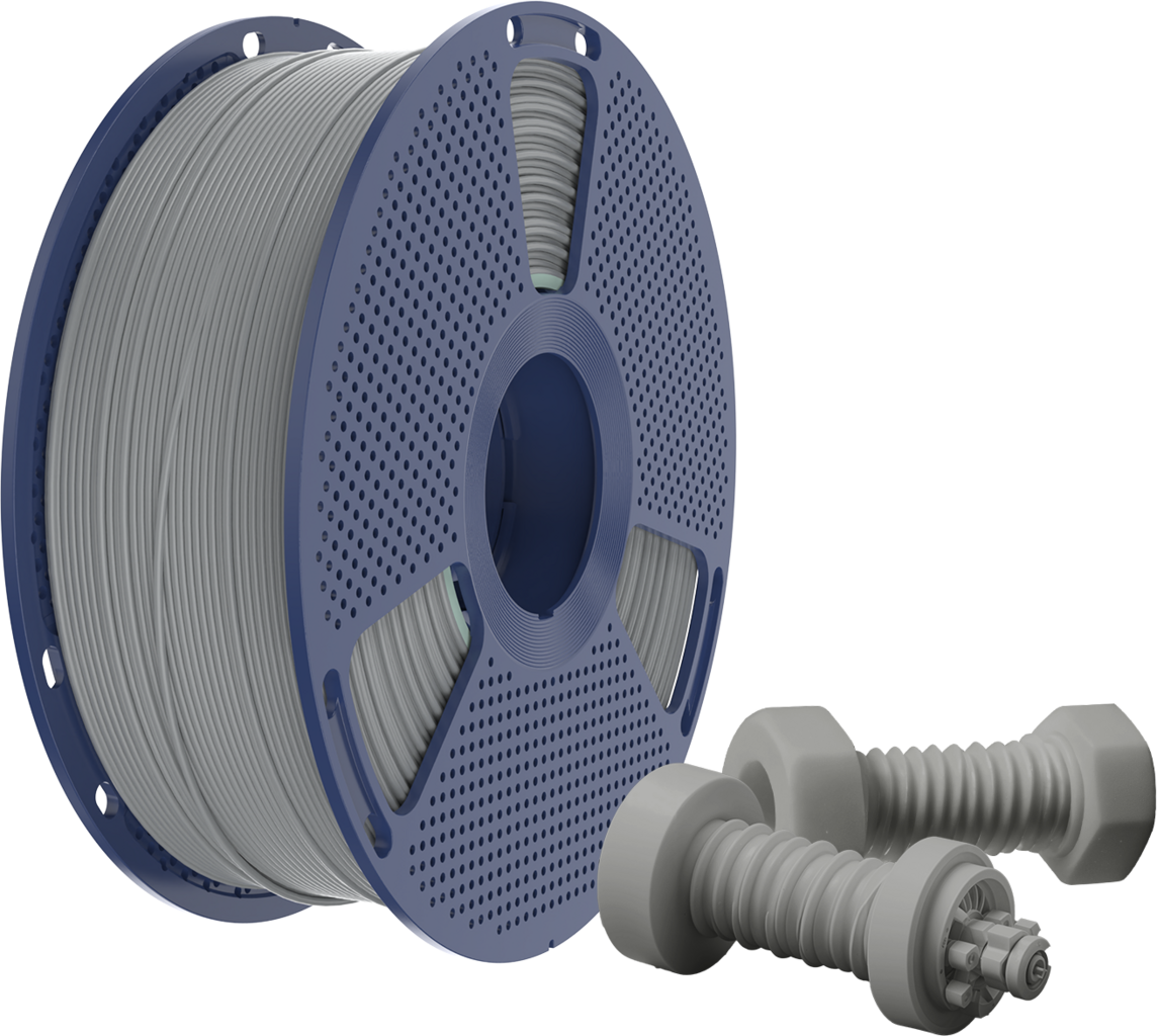 SUNLU  High-Speed ABS Grey, 1,75 mm / 1000 g    ABS Filament für High Speed Druck mit bis zu 350 mm/s in Grey