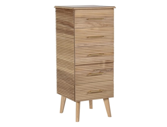 PEGANE - Chiffonnier, meuble de rangement en bois de paulownia et mdf