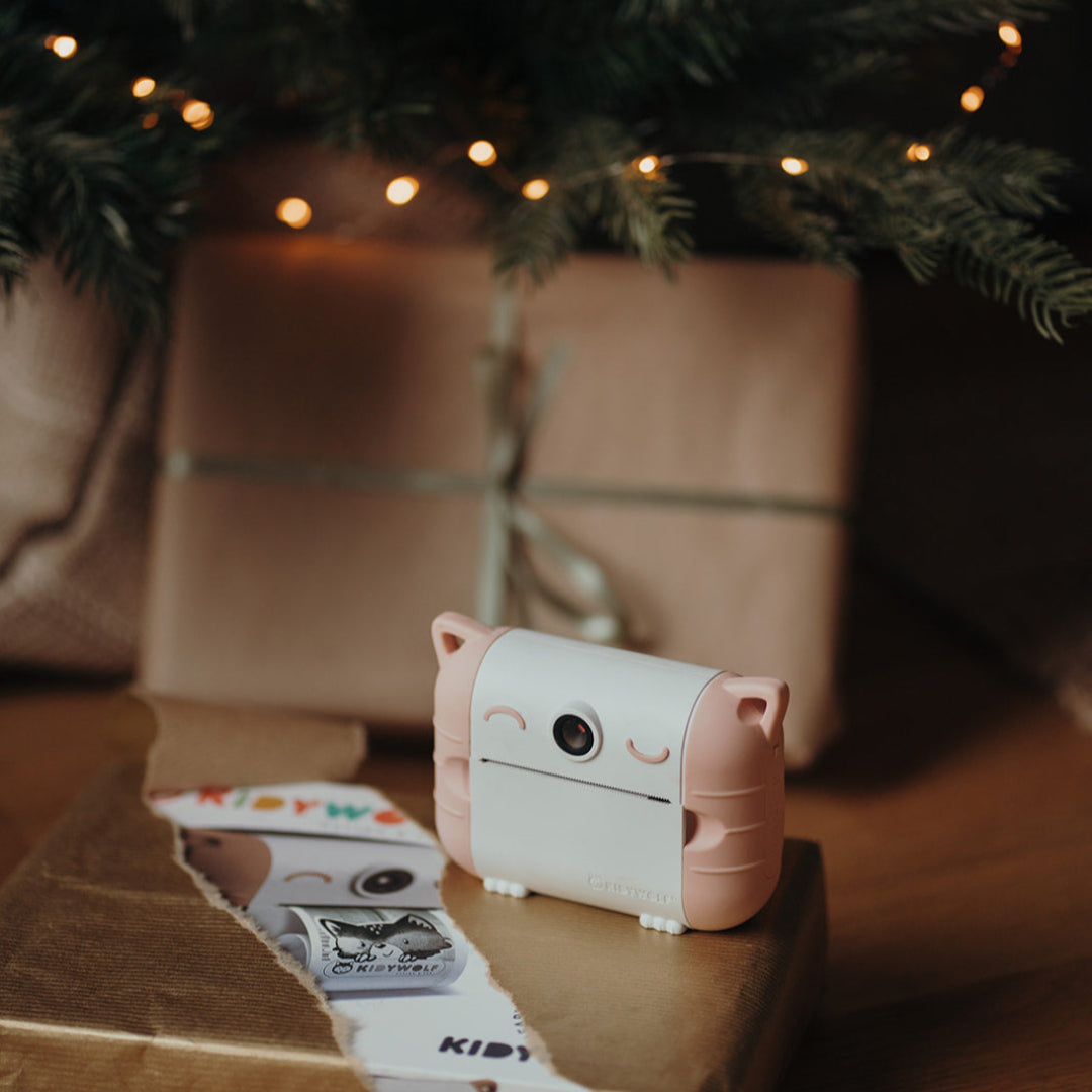 Kidywolf kindercamera met thermische printer - roze