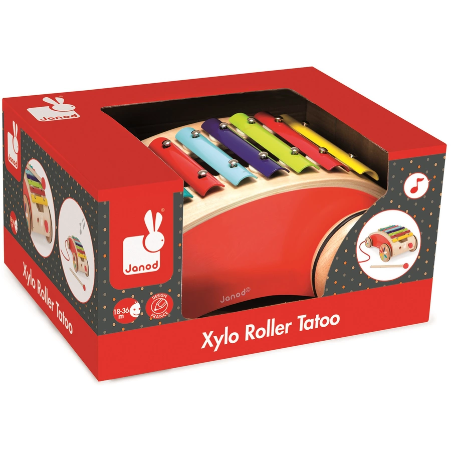 Janod® Xylophon-Wagen zum Ziehen