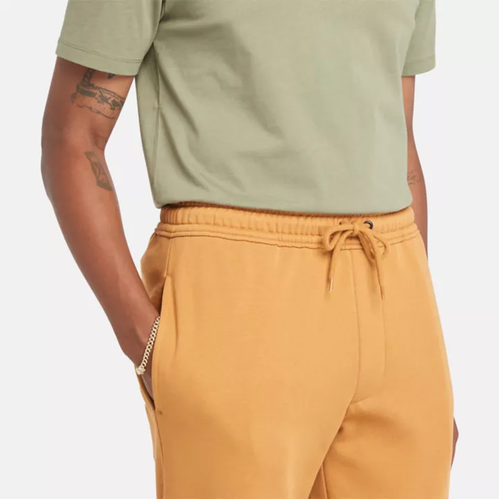 Pantalon de survêtement à logo pour homme en jaune foncé
