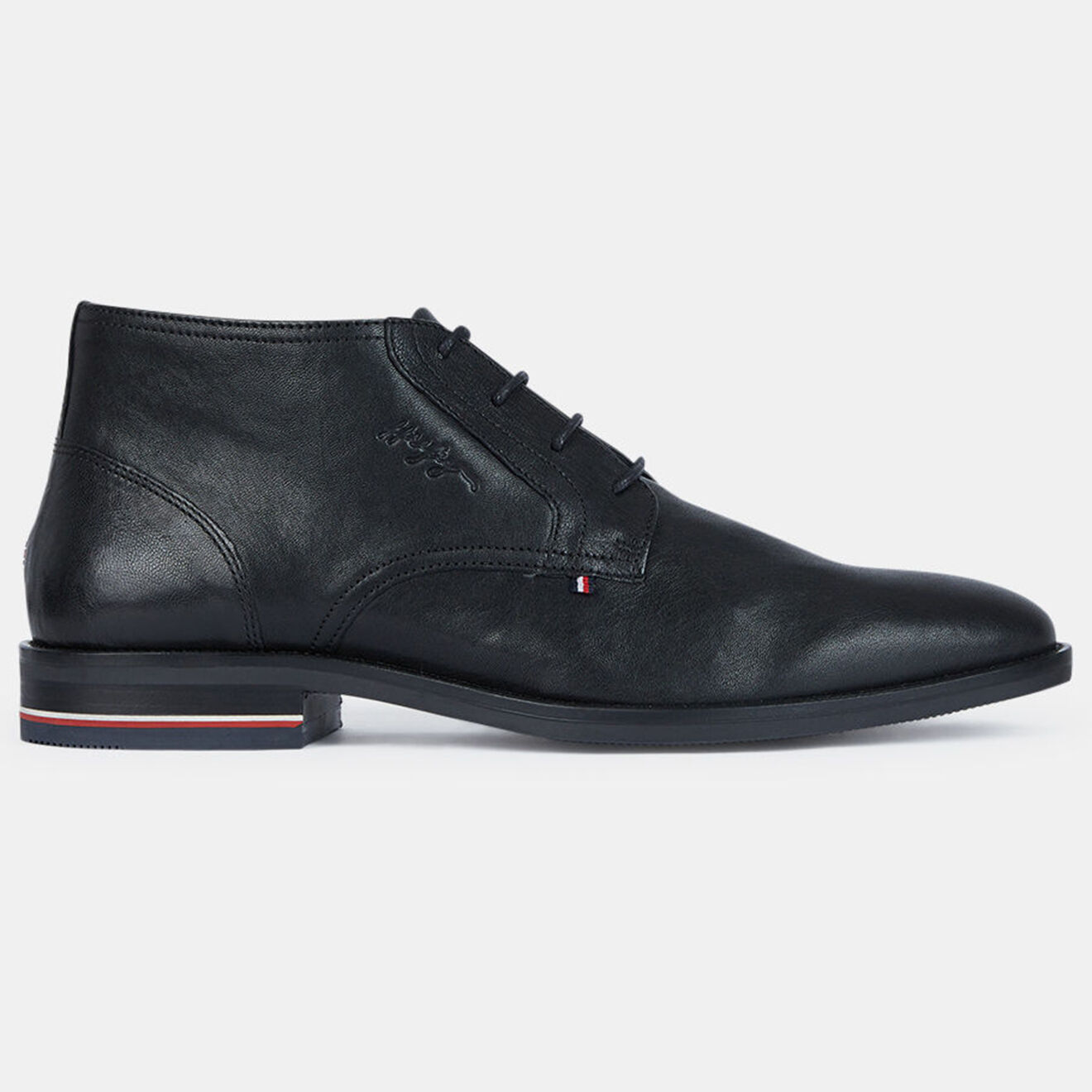 Tommy Hilfiger Desert boots en Cuir Signature noires