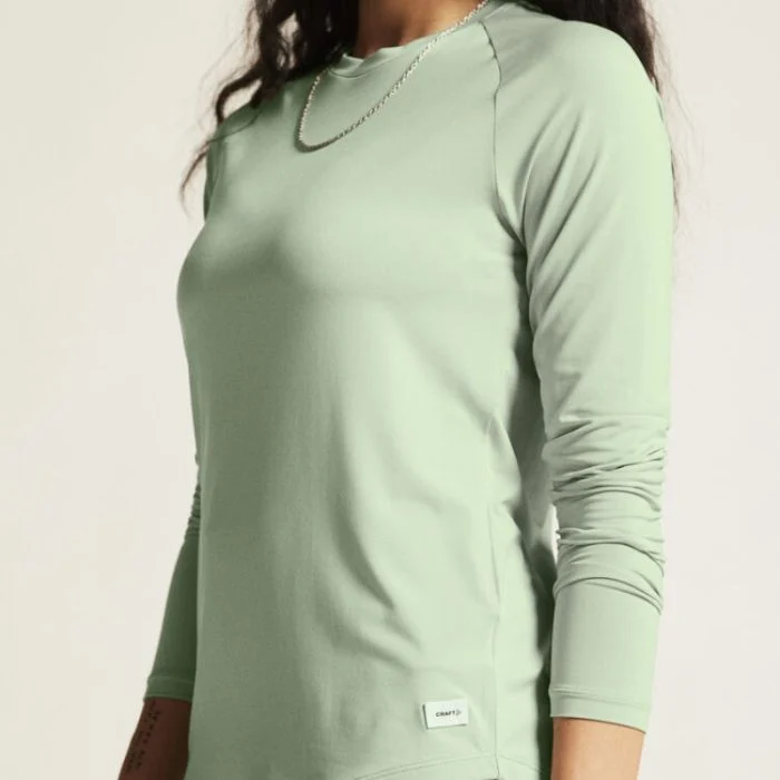 Craft Dame Trøjer Collective LS Tee Grøn