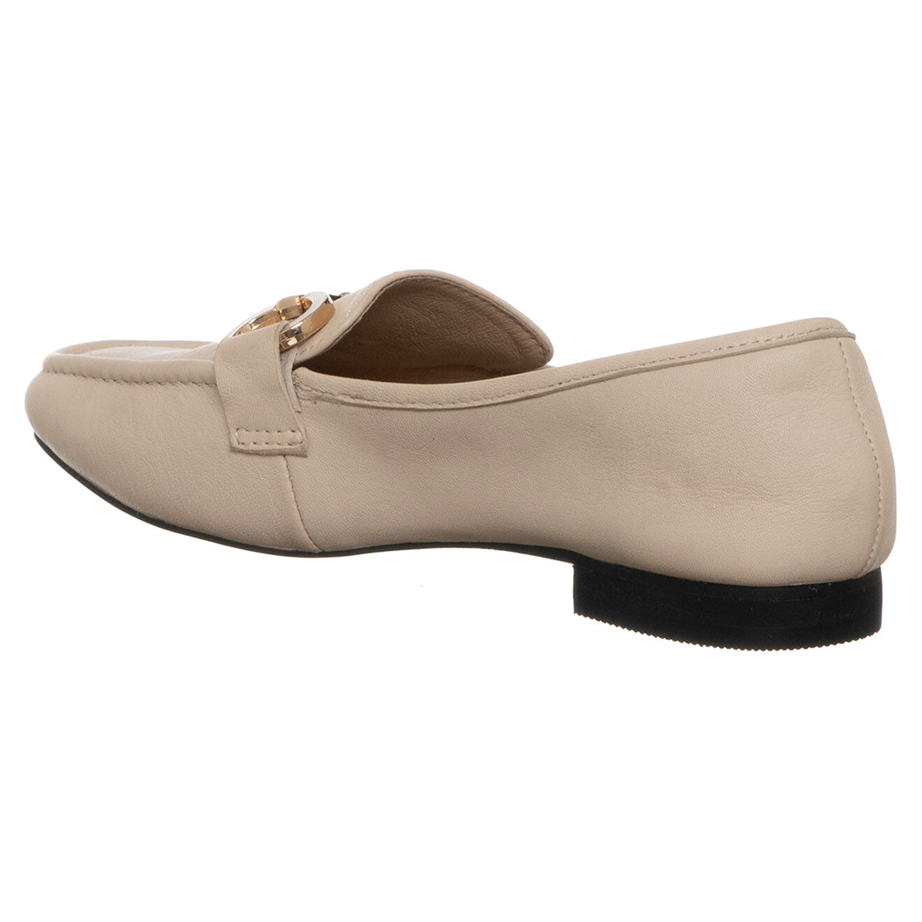 Loretta by Loretta Mocassins en Cuir Bérénice  beiges