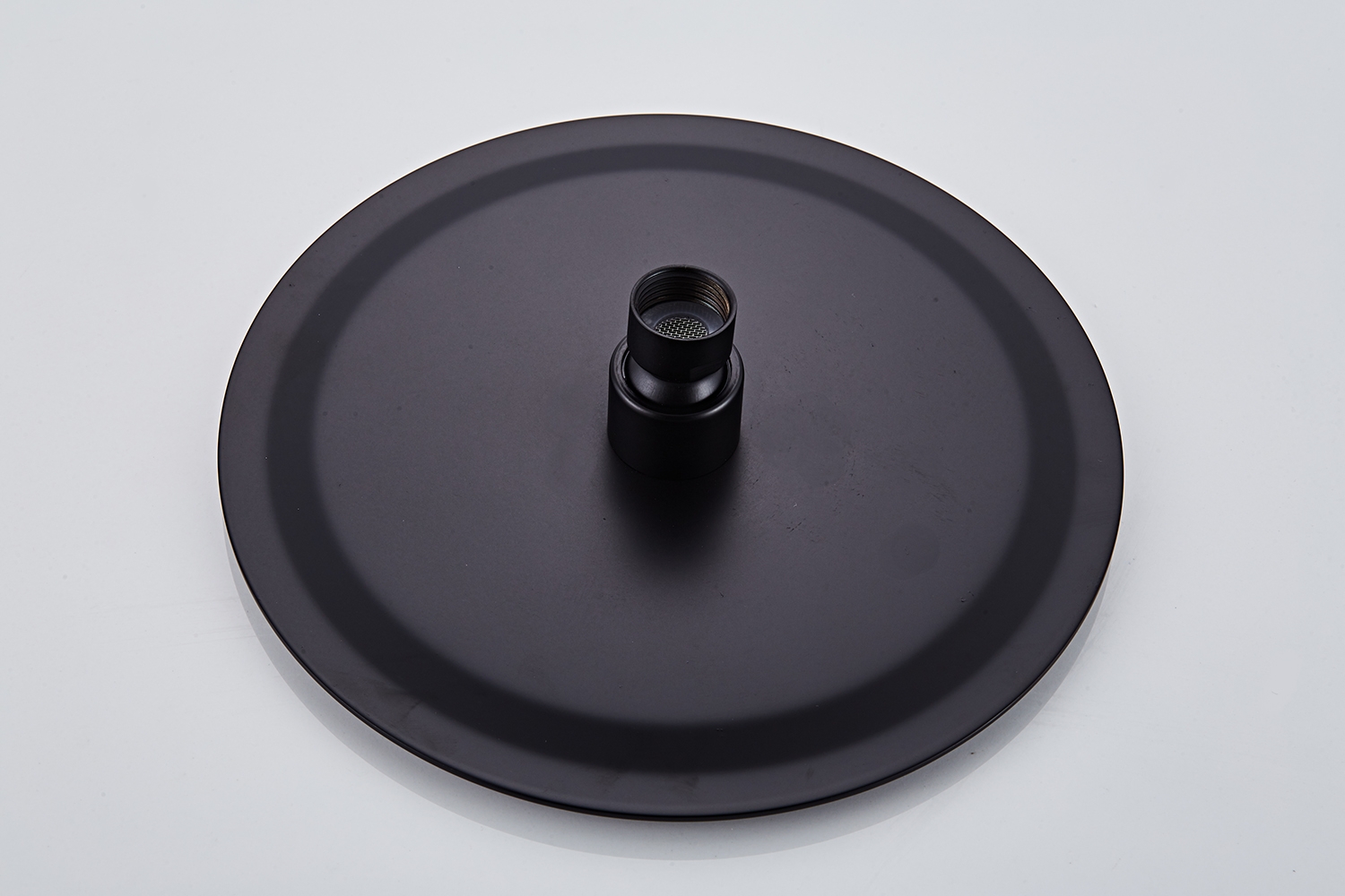 Saniclear Nero mat zwart opbouw regendouche 20cm met thermostaatkraan en staafhanddouche
