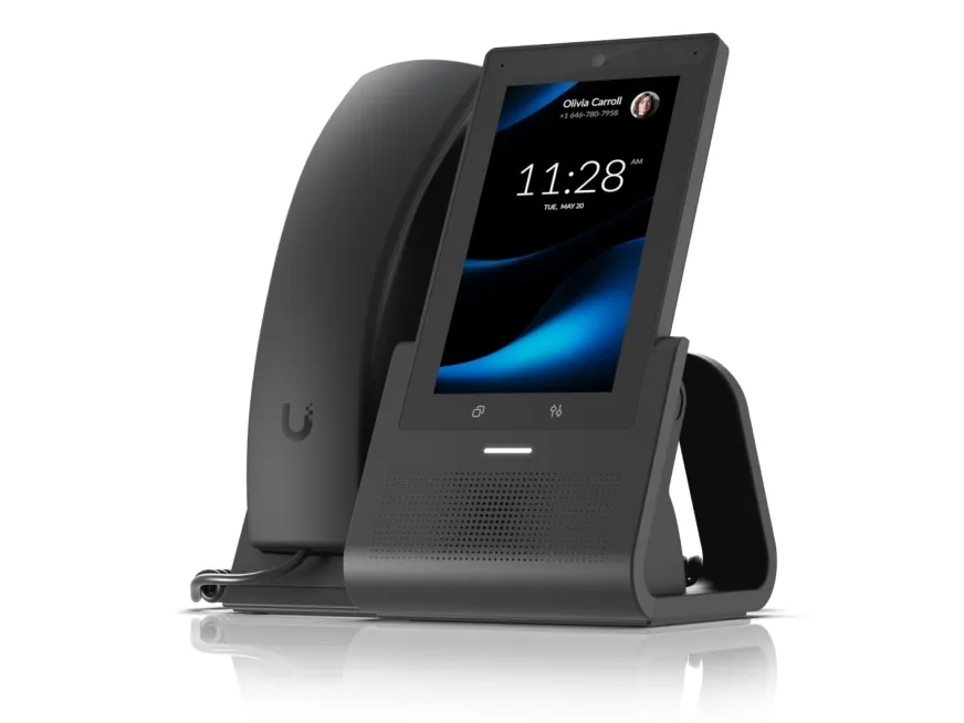 Ubiquiti UniFi G3 Touch Pro - VoIP-telefon - med digitalkamera - IEEE 802.11a/b/g/n/ac (Wi-Fi) / Bluetooth 4.2 - sort