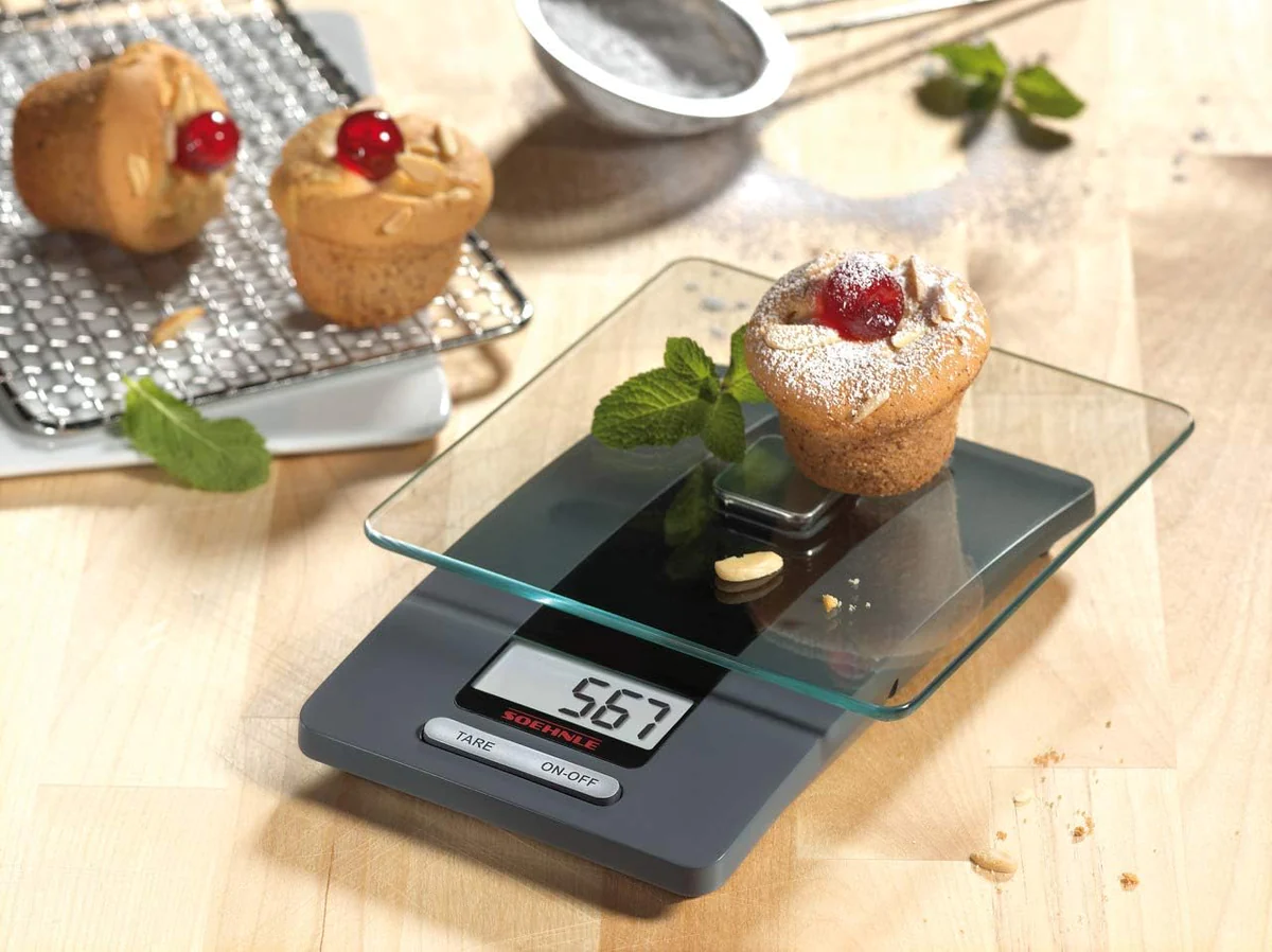 Balance de cuisine électrique jusqu'à 5 kg noir Soehnle