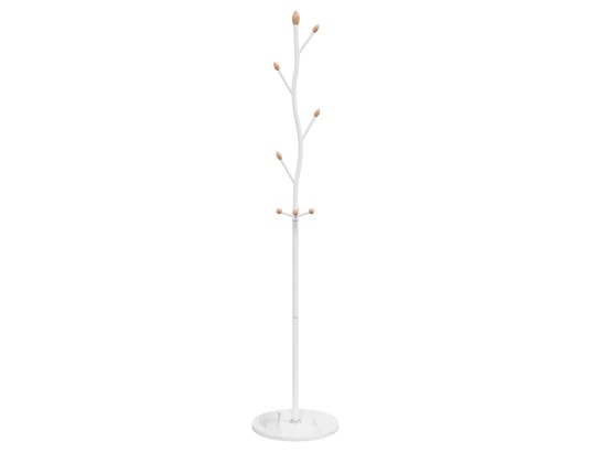 VIDAXL - Porte manteau Porte-manteau blanc 177 cm fer enduit de poudre