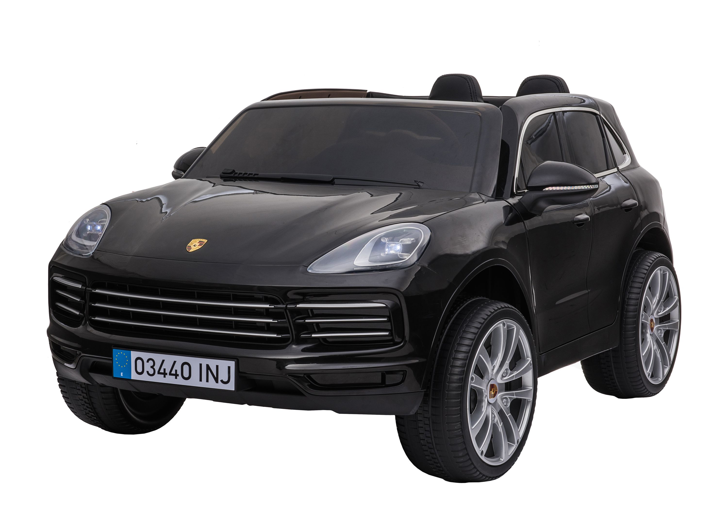 Elektroauto Kinder Porsche Cayenne schwarz