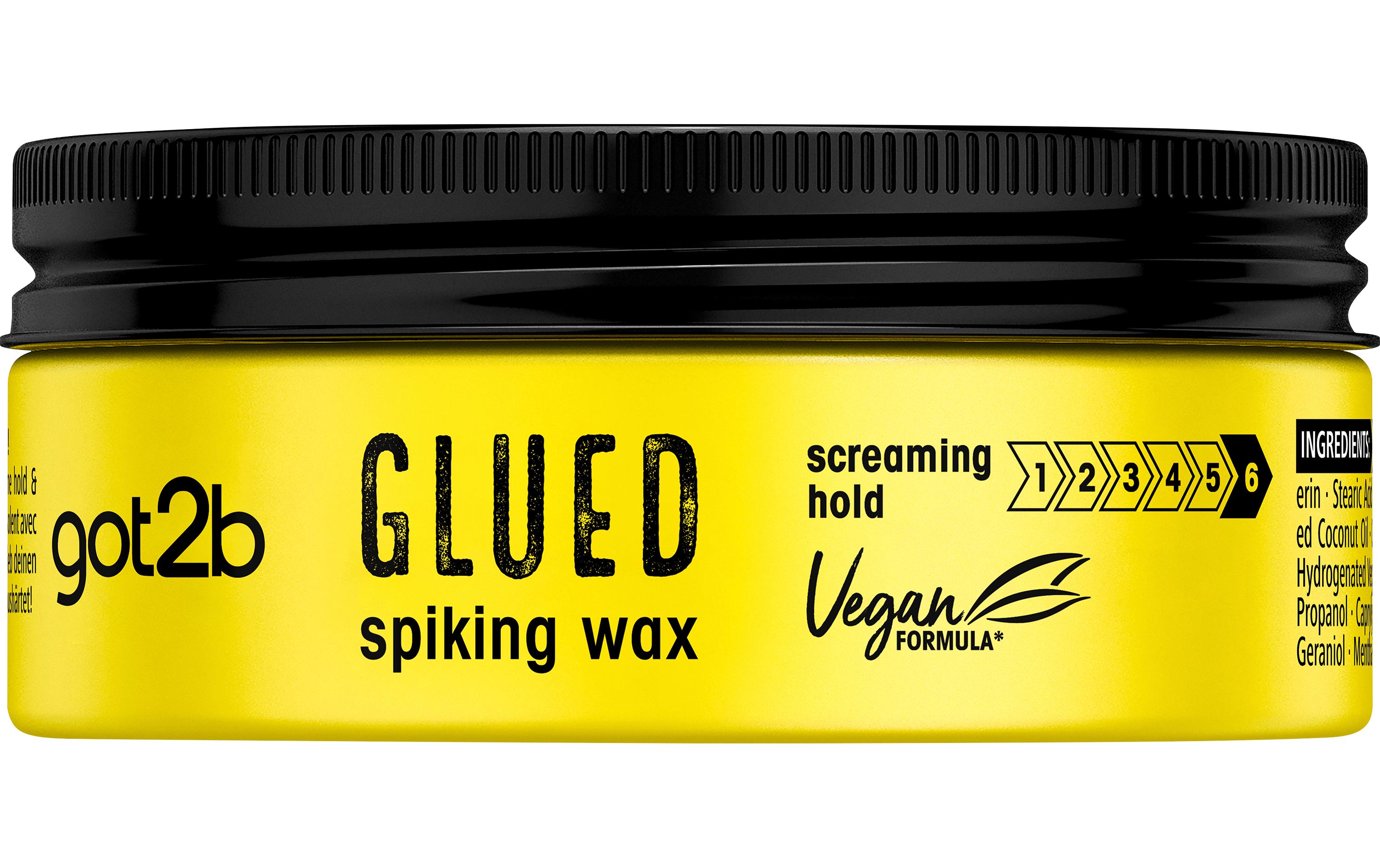 Haarwachs Glued spiking wax jar 75 mlWachs für flexible Haarstyles mit krassem Halt