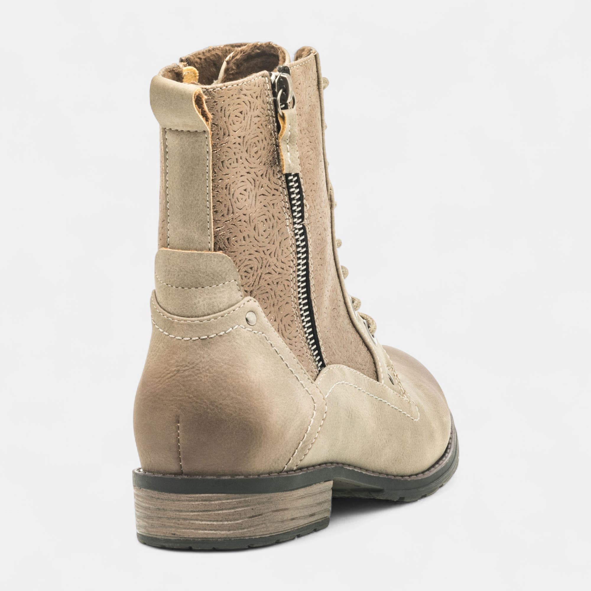 Bottines à lacets Femme gris