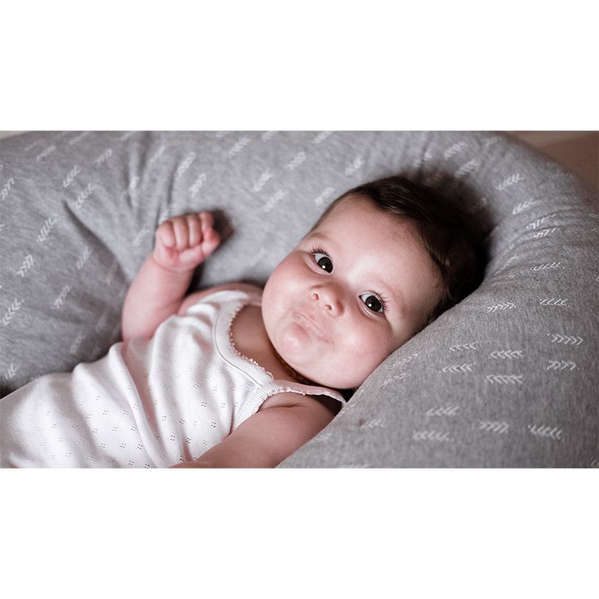 Coussin d'allaitement Big Flopsy - Jersey de coton - Tiny - Ecru