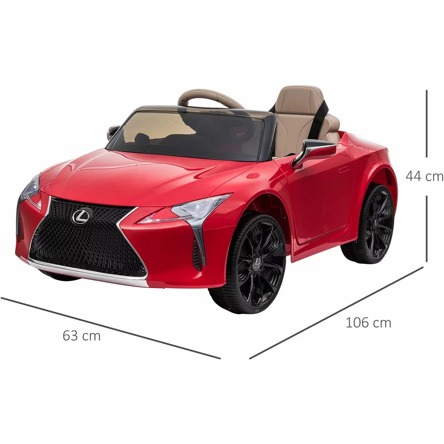 HOMCOM Kinderauto von Lexus rot