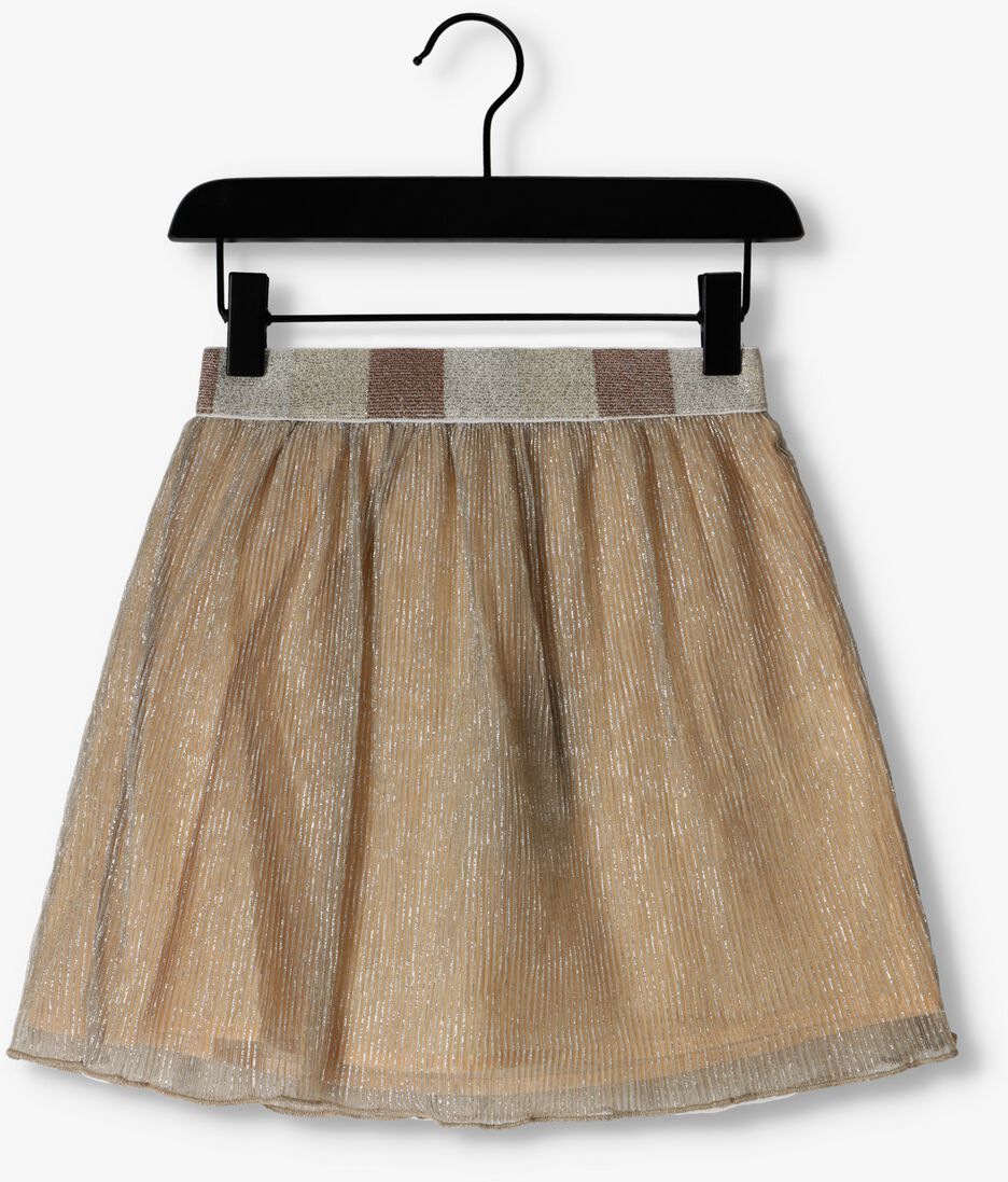 LIKE FLO zand like flo pliss&eacute; rok metallic plisse skirt