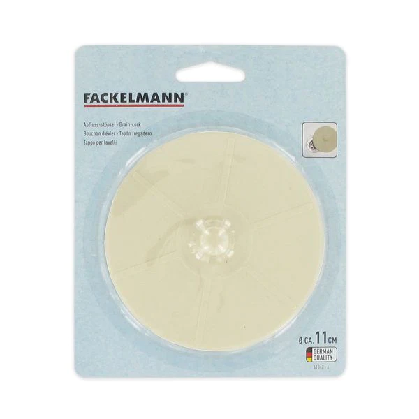 Bouchon d'évier en caoutchouc 11 cm Tecno