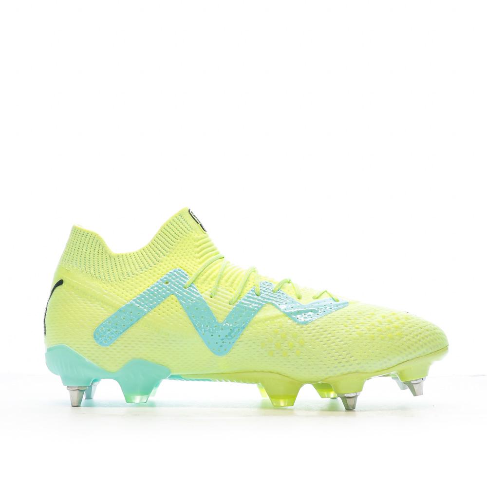 Puma Chaussures de Football Bleu/Jaune Fluo Homme Future Ultimate 107164