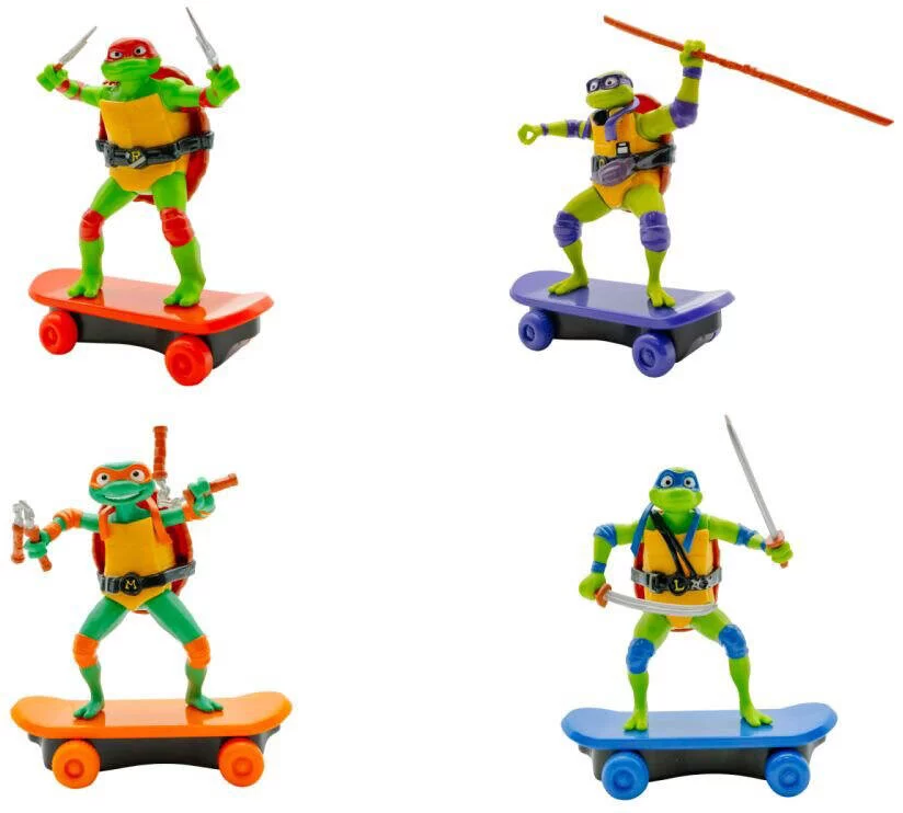 TEANAGE MUTANT NINJA TURTLE - LES COMBATTANTS DES EGOUTS 13 CM RETROFRICTION - FILM
