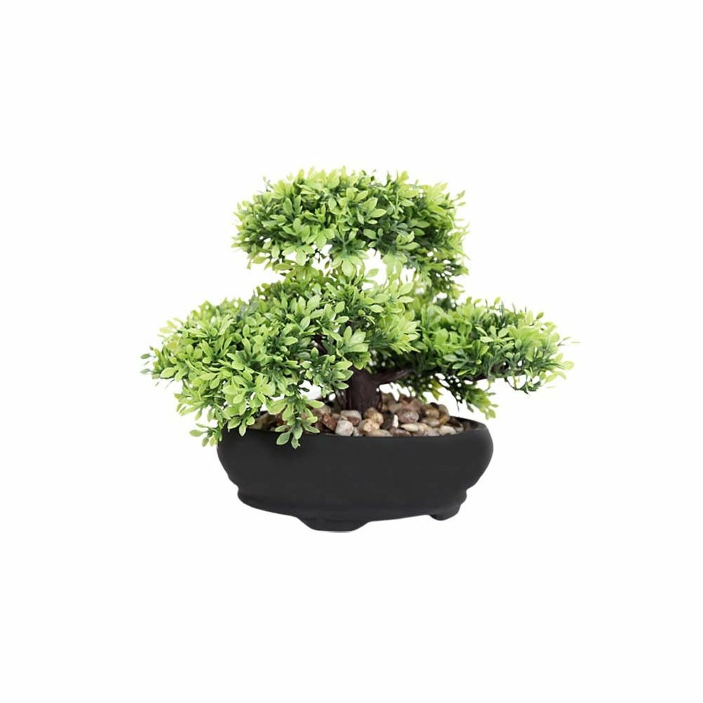 Bonsai artificielle dans pot en terre cuite 17 cm modèle 2