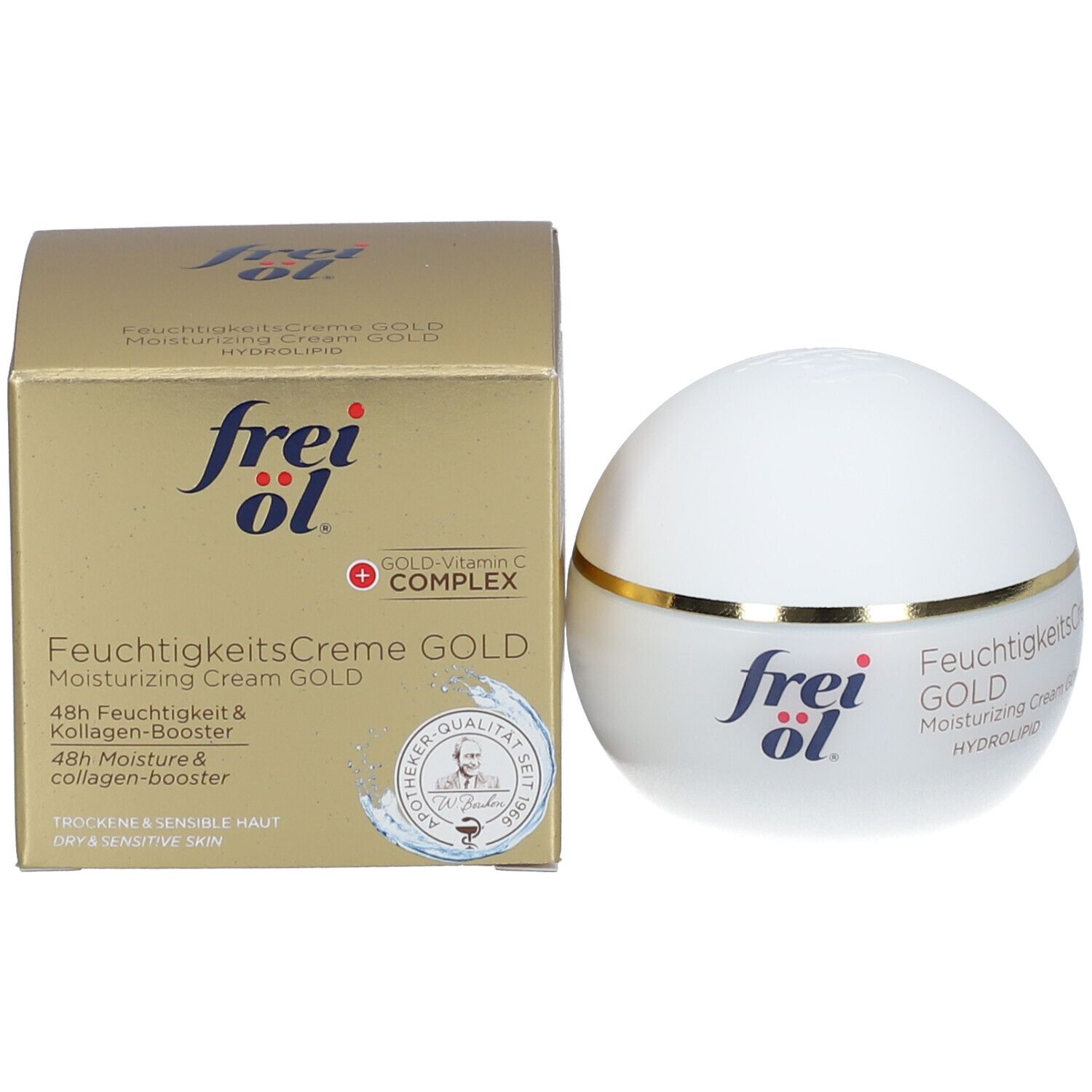 frei öl® HYDROLIPID FeuchtigkeitsCreme GOLD