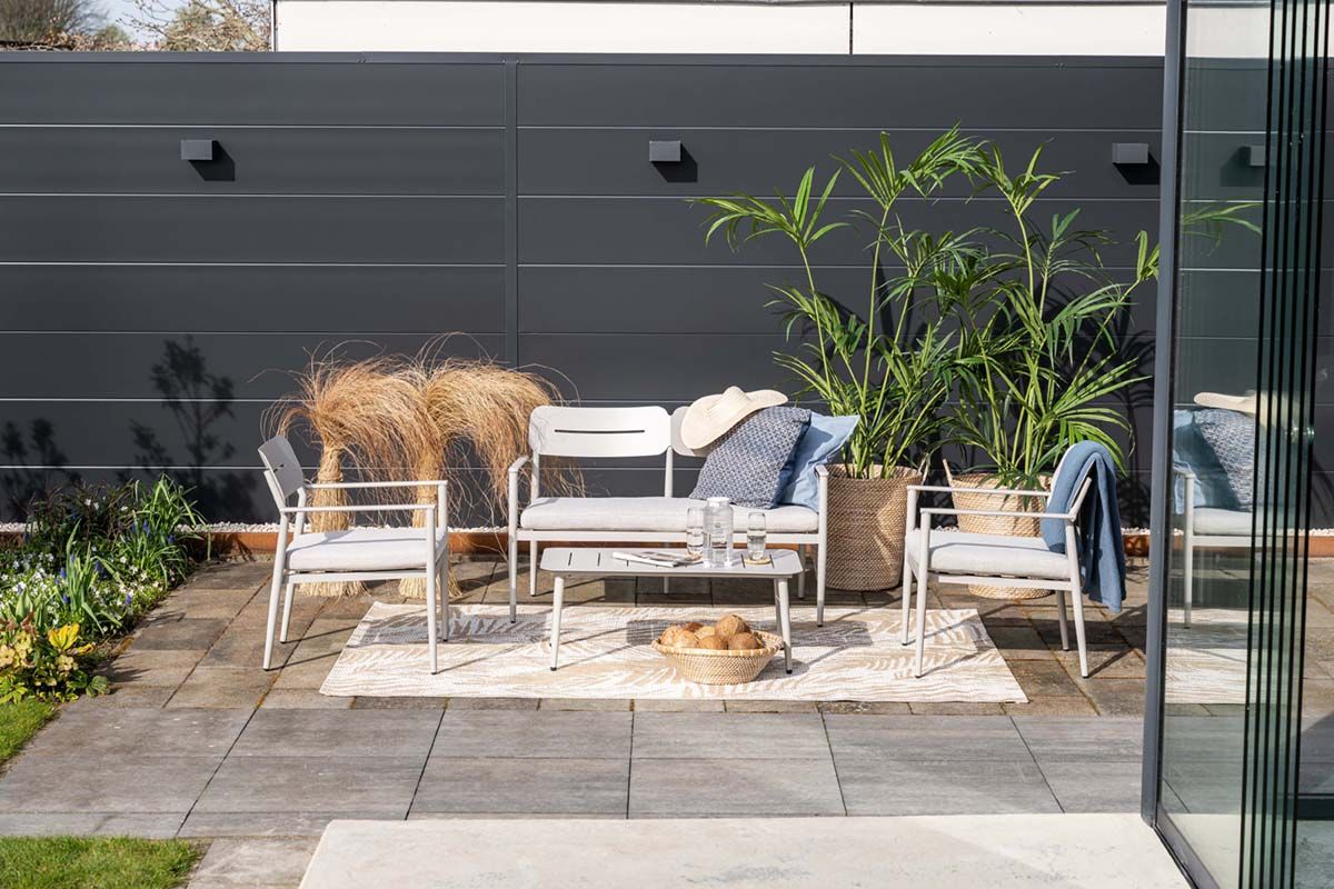 Garden Impressions Morella 4-delige loungeset - taupe