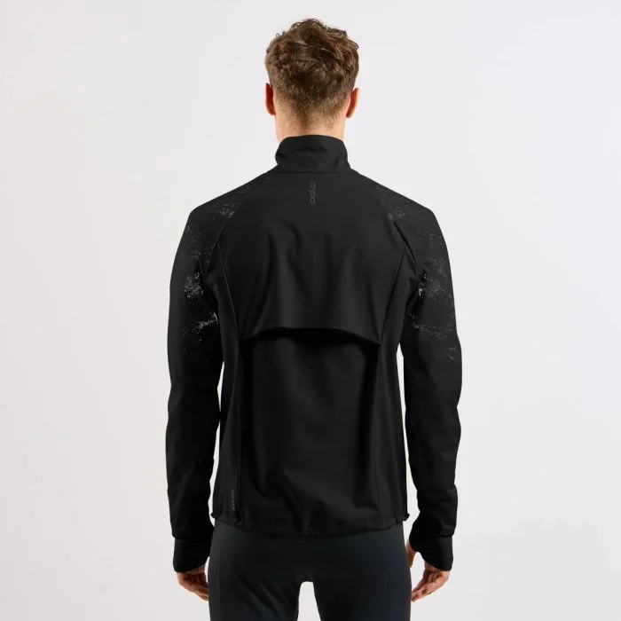 Odlo Herre Jakker Zeroweight Warm Pro Reflective Jacket Sort
