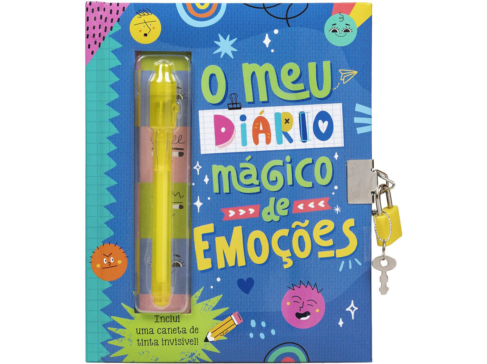 LIVRO O MEU DIÁRIO MÁGICO DE EMOÇÕES