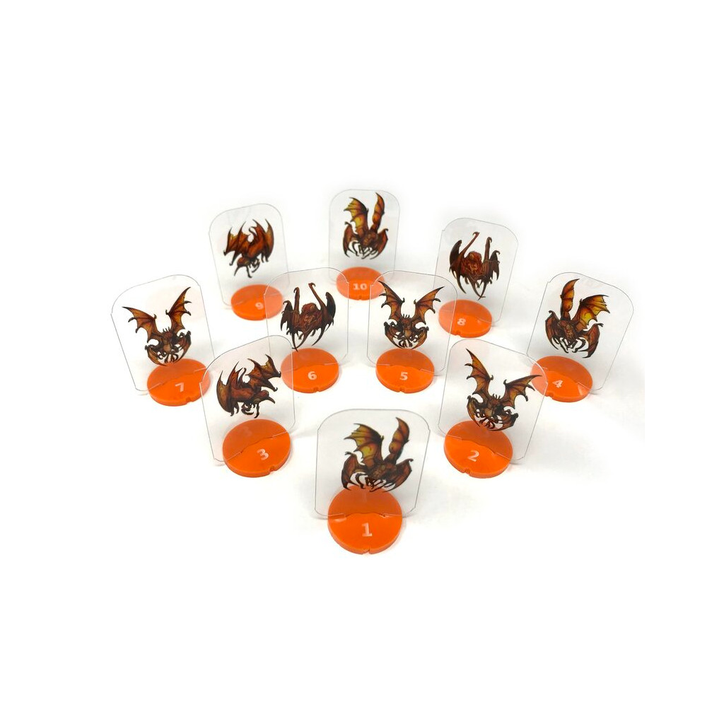 Flat Plastic Miniatures - Stirges - 10pc